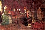 Millet, Francis David A Difficult Duet USA oil painting reproduction